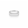 Silver Rectangle Signet