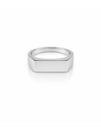 Silver Rectangle Signet