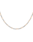 Two-Tone Figaro Necklace