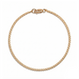 Thin Curb Link Bracelet