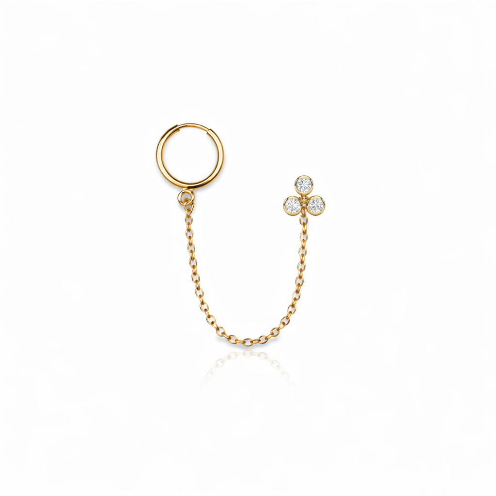 Hoop Chain Earrings