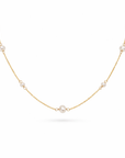 Tulip Pearl Satellite Necklace
