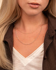 Two-Tone Figaro Necklace