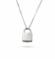 14k Padlock Necklace