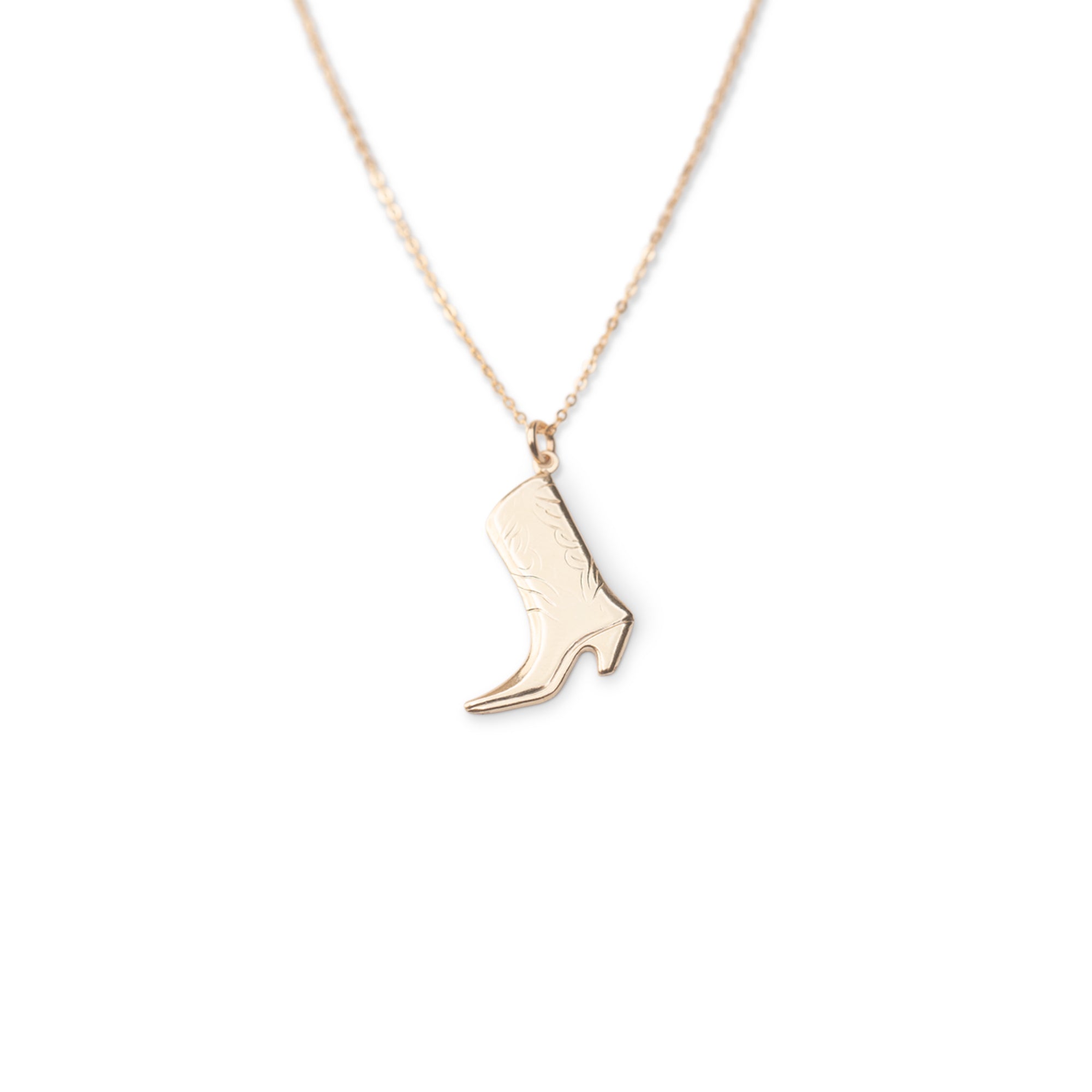 Cowboy Boot Necklace