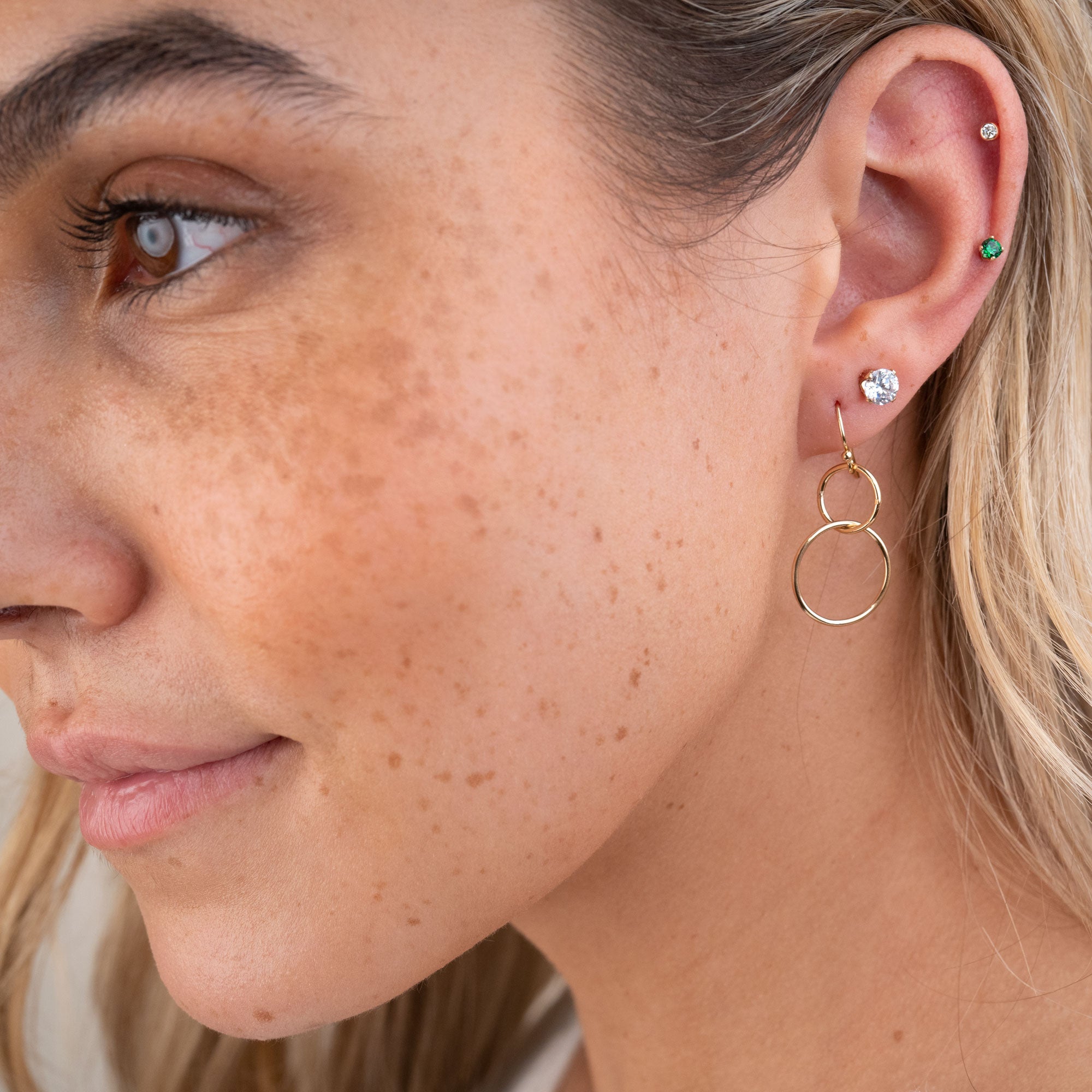 Gold Filled Loops Earrings