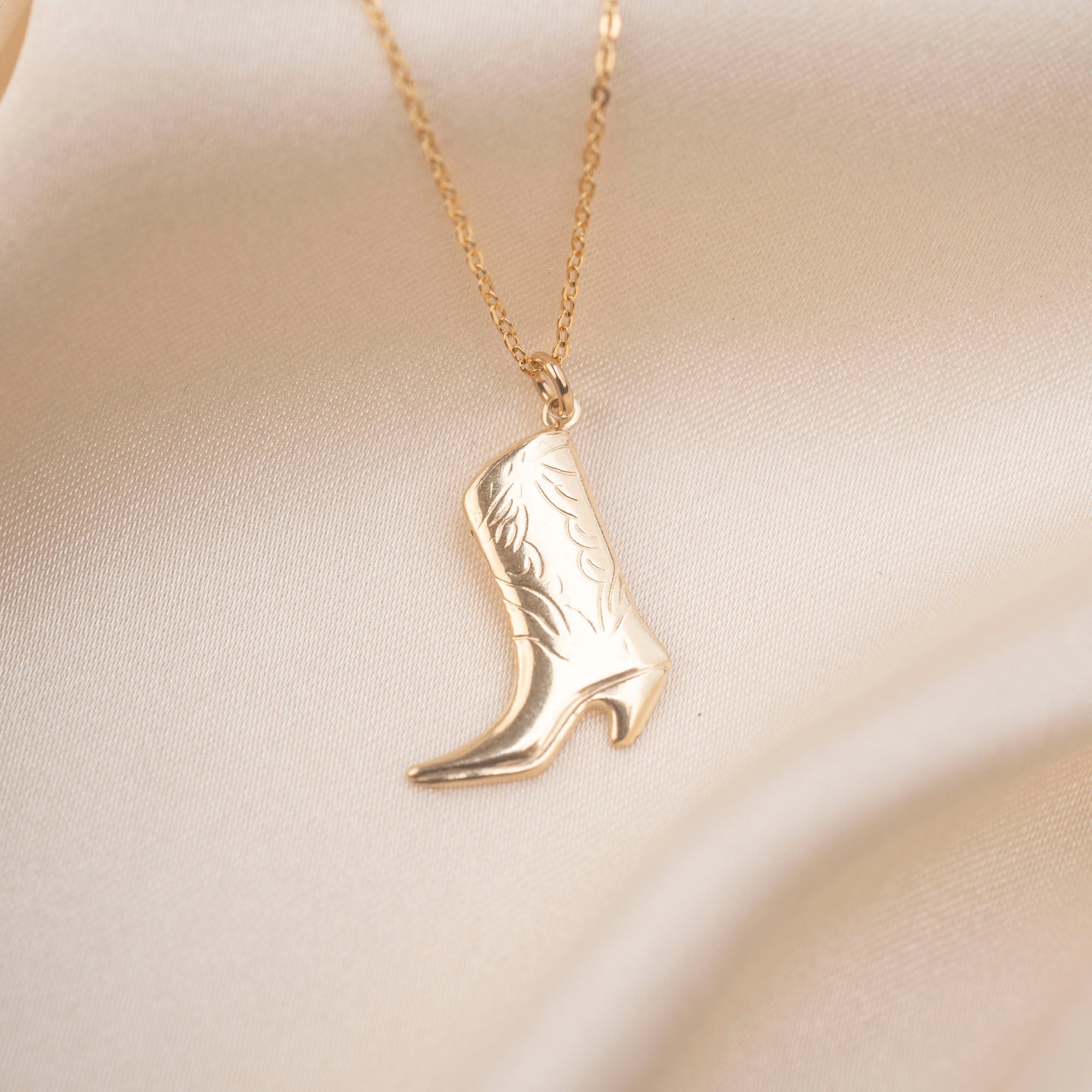 Cowboy Boot Necklace