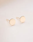 Gold Filled Circle Studs