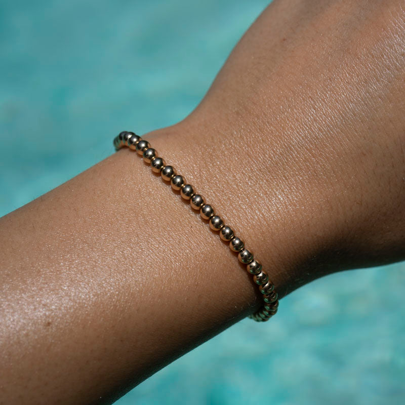 Gold Filled Beaded Bracelet