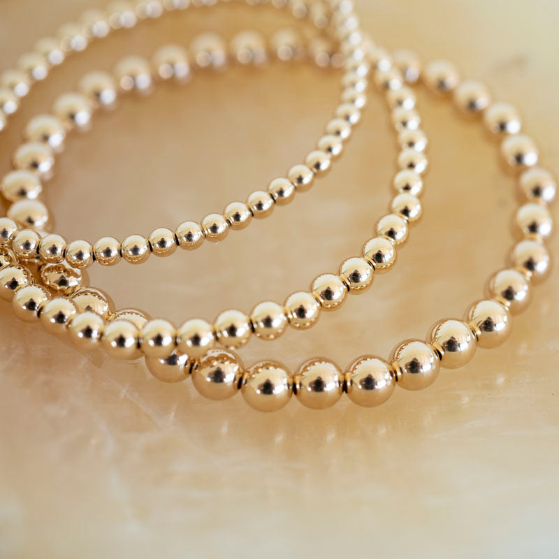 Gold Filled Beaded Bracelet