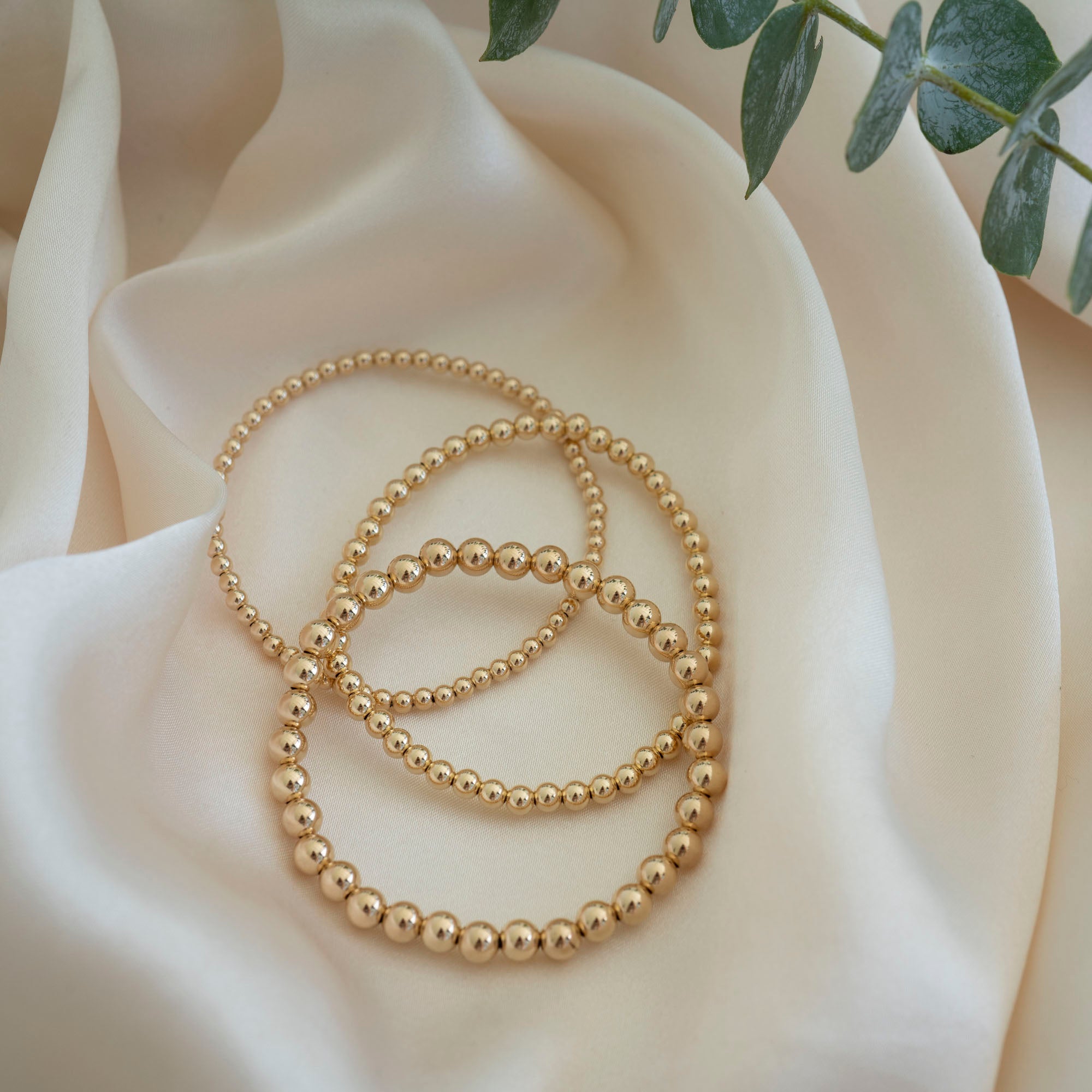 Gold Filled Beaded Bracelet