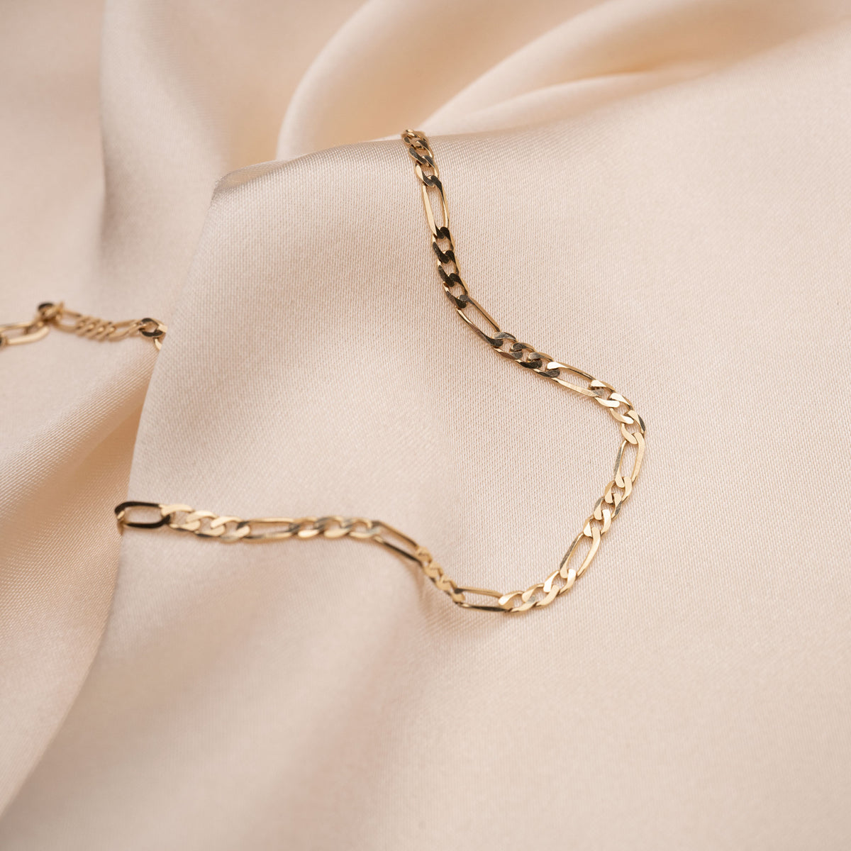 14k Gold Figaro Necklace
