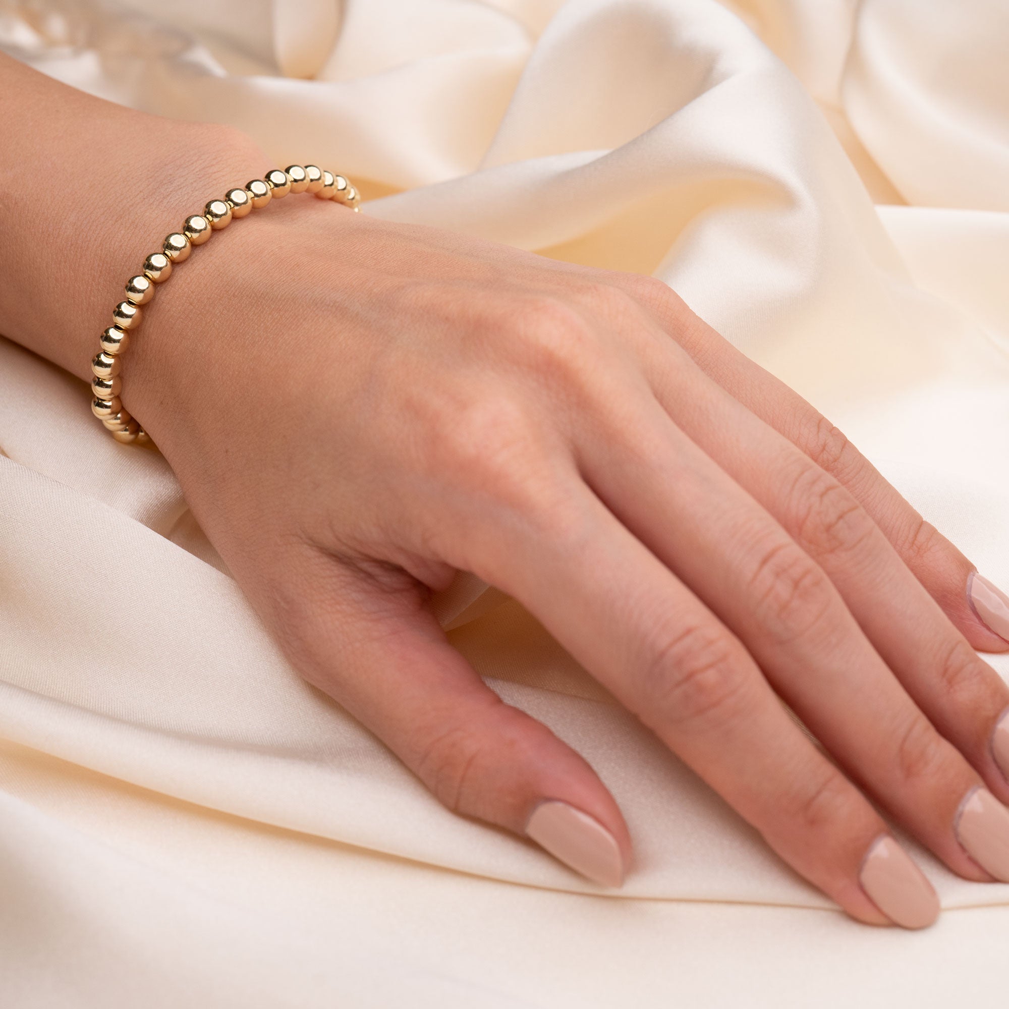 Gold Filled Beaded Bracelet