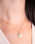 Gold Filled Sunflower Necklace