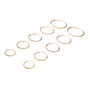 Gold Filled Endless Hoops
