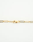 Gold Filled Paperclip Bracelet