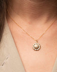 Gold Filled Sunflower Necklace