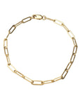 Gold Filled Paperclip Bracelet