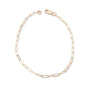 Gold Filled Thin Paperclip Bracelet