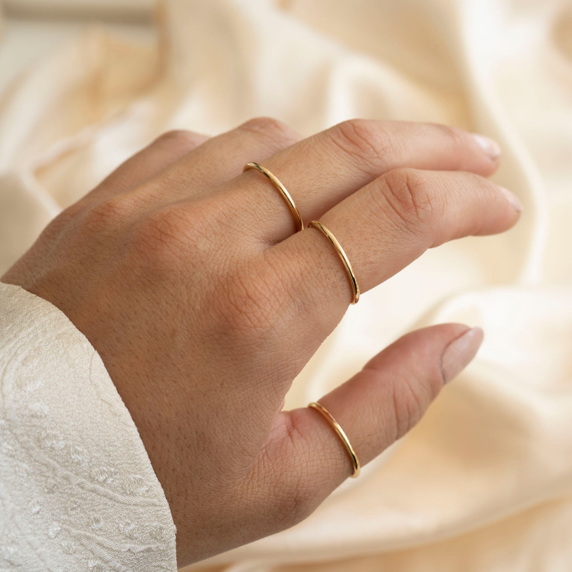Bold Stackable Ring | Set of 3