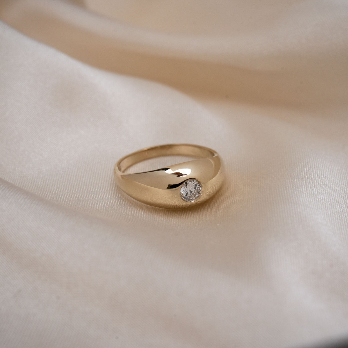 Diamond Dome Ring.18 CTW - 3 / Round Diamond - Fine Jewelry