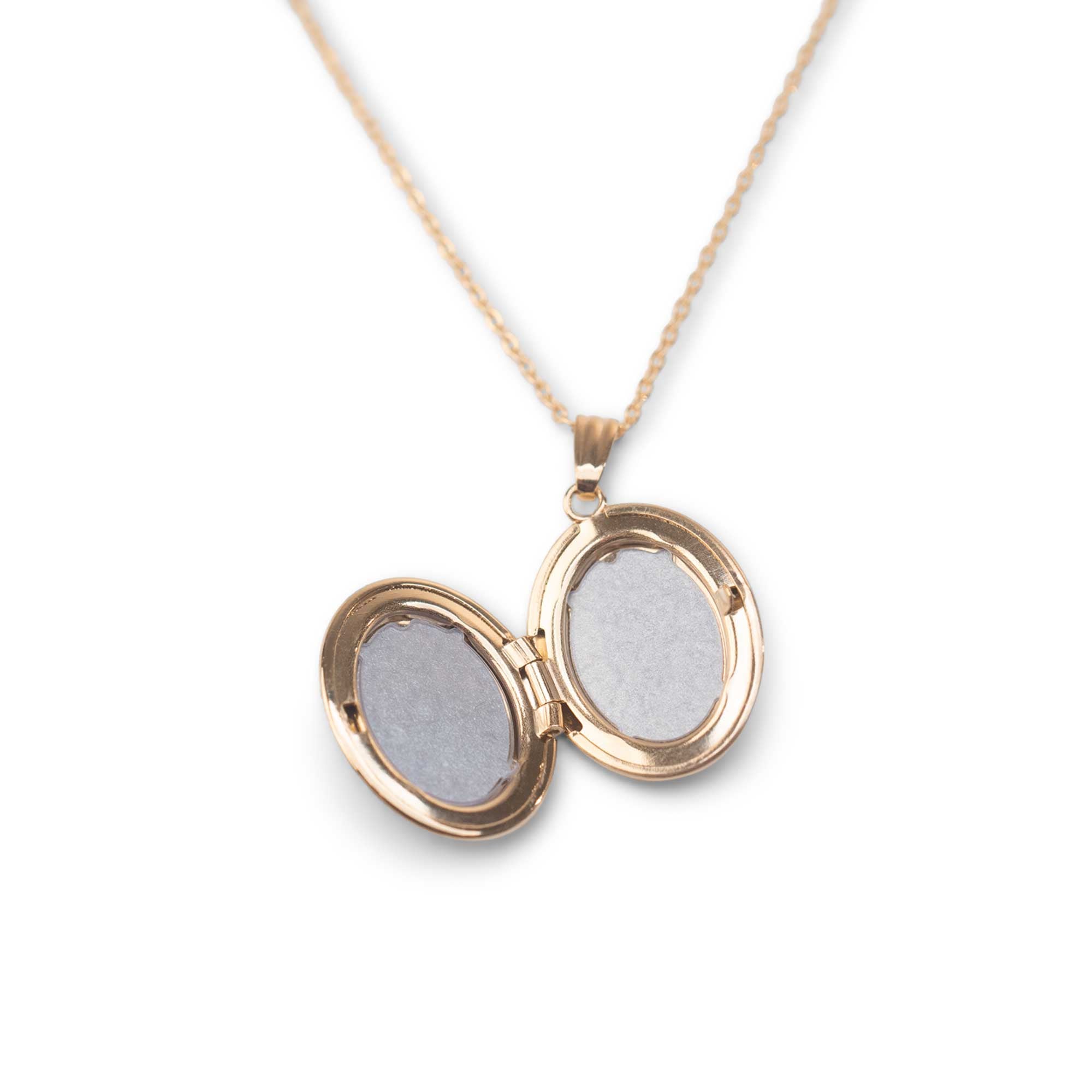 Diamond Oval Locket