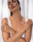 Gold Filled Herringbone Necklace | 3mm