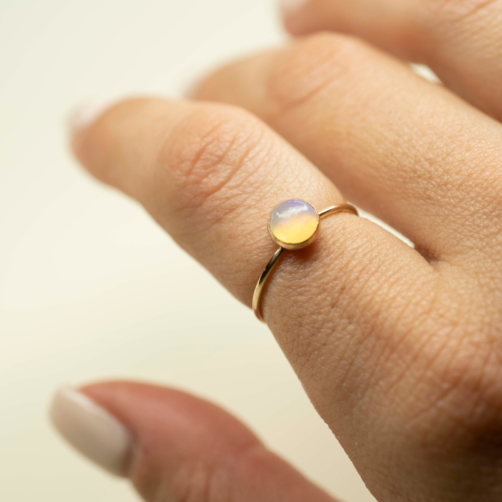 Gold Opal Ring, Gold filled Opal Ring, Natural Opal Ring, Opal Ring, 14k Gold Opal Ring, Handmade Opal Ring, Dainty Opal Ring
