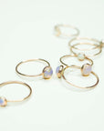 Gold Opal Ring, Gold filled Opal Ring, Natural Opal Ring, Opal Ring, 14k Gold Opal Ring, Handmade Opal Ring, Dainty Opal Ring