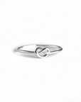 Silver Knot Ring, Sterling Silver Ring,  Silver Stacker, Silver Band Ring, Delicate Ring, Simple Gold Ring, Womens Ring, Cute Silver Ring