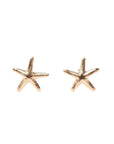Gold Filled Starfish Stud Earrings