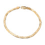 14k Gold Flat Gucci Bracelet, 14k Solid Gold Bracelet, Italian Gold Bracelet, Chain and Link Bracelet, Bracelet, Chain Bracelet, Holiday